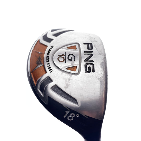 Used Ping G10 2 Hybrid / 18 Degrees / Stiff Flex