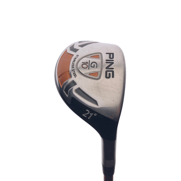 Used Ping G10 3 Hybrid / 21 Degrees / Regular Flex