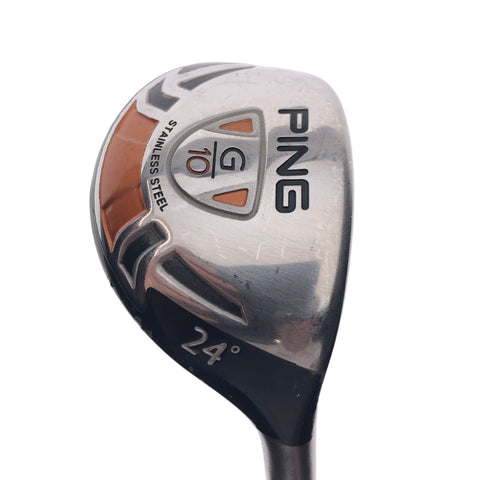 Used Ping G10 5 Hybrid / 24 Degrees / Regular Flex