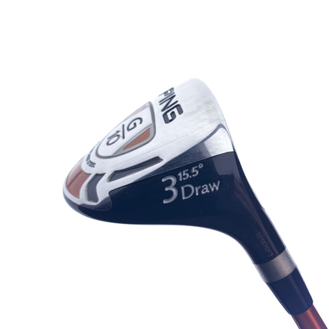 Used Ping G10 Draw 3 Fairway Wood / 15.5 Degrees / Regular Flex