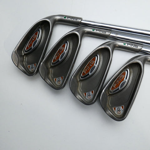 Used Ping G10 Iron Set / 4 - PW / Regular Flex
