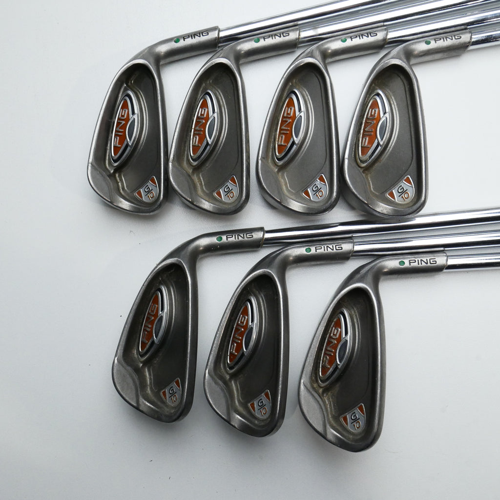 Used Ping G10 Iron Set / 4 - PW / Regular Flex