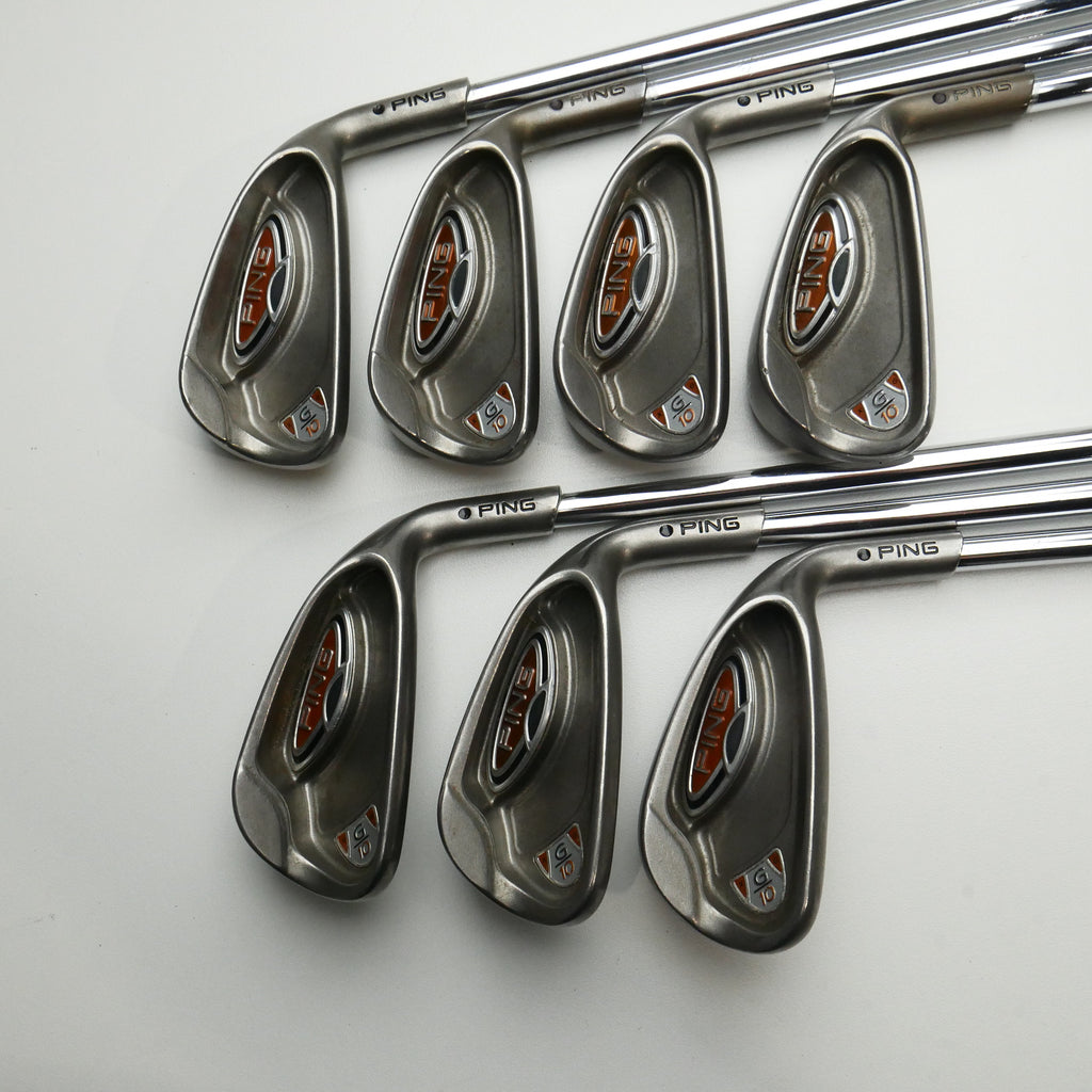 Used Ping G10 Iron Set / 4 - PW / Regular Flex