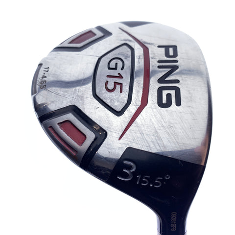 Used Ping G15 3 Fairway Wood / 15.5 Degrees / Regular Flex