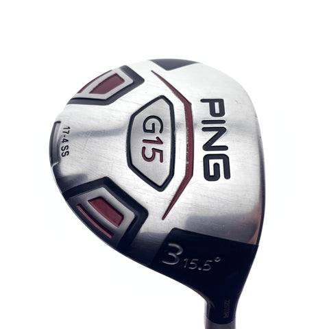 Used Ping G15 3 Fairway Wood / 15.5 Degrees / Regular Flex