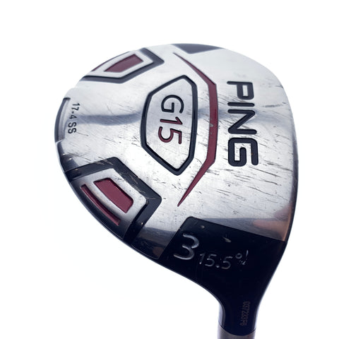 Used Ping G15 3 Fairway Wood / 15.5 Degrees / Regular Flex