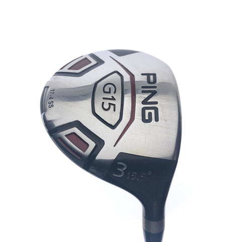 Used Ping G15 3 Fairway Wood / 15.5 Degrees / Soft Regular Flex