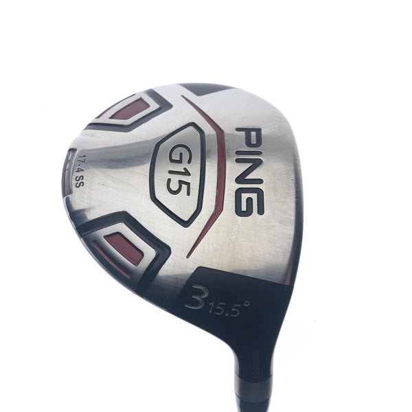 Used Ping G15 3 Fairway Wood / 15.5 Degrees / Stiff Flex