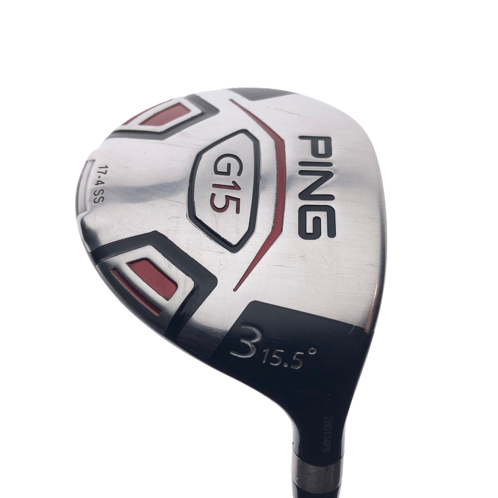Used Ping G15 3 Fairway Wood / 15.5 Degrees / Stiff Flex