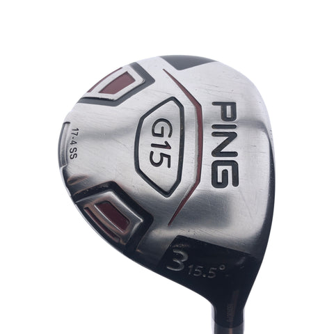 Used Ping G15 3 Fairway Wood / 15.5 Degrees / Stiff Flex