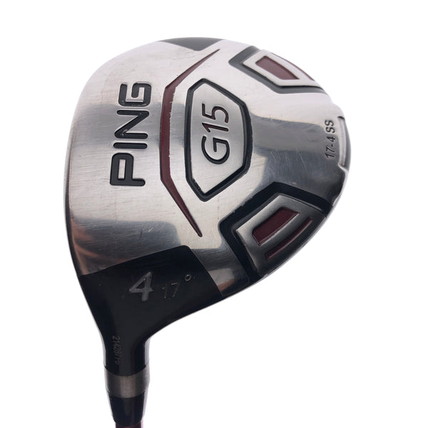 Used Ping G15 4 Fairway Wood / 17 Degrees / Soft Regular Flex / Left-Handed