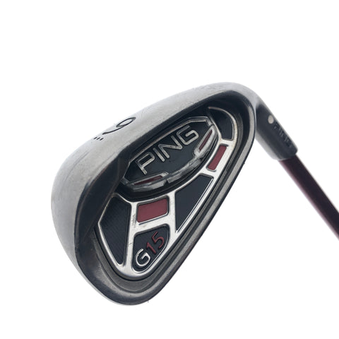Used Ping G15 9 Iron / 40.0 Degrees / Regular Flex