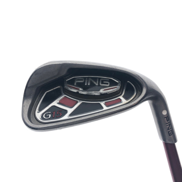 Used Ping G15 9 Iron / 40.0 Degrees / Regular Flex