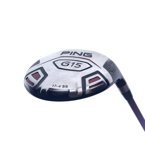 Used Ping G15 Draw 5 Fairway Wood / 15.5 Degrees / Regular Flex