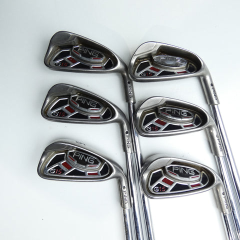 Used Ping G15 Iron Set / 4 - 9 IRON / Regular Flex