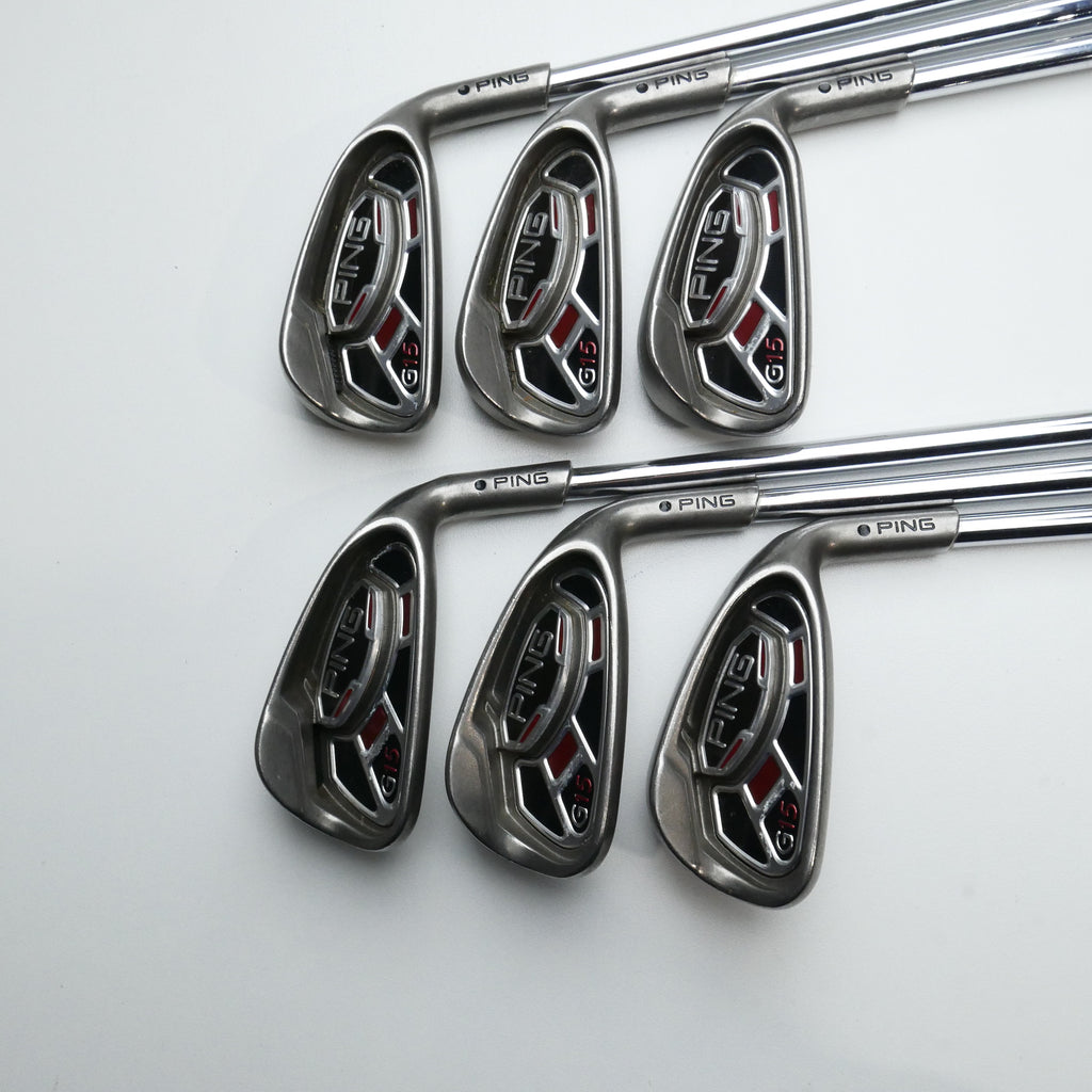 Used Ping G15 Iron Set / 4 - 9 IRON / Regular Flex