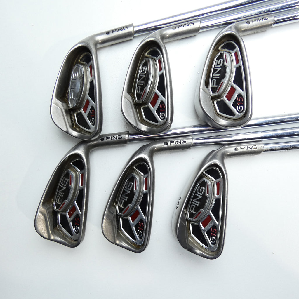 Used Ping G15 Iron Set / 4 - 9 IRON / Regular Flex