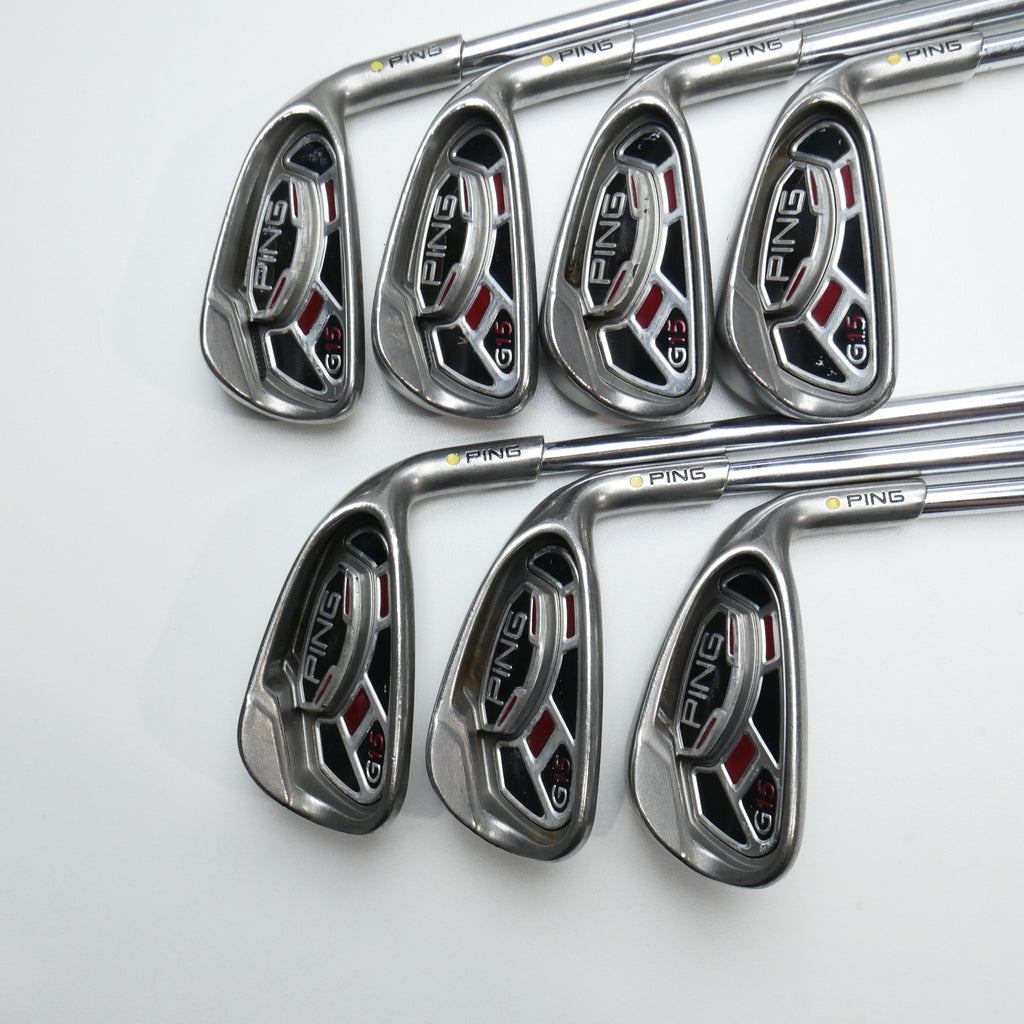 Used Ping G15 Iron Set / 4 - PW / Regular Flex