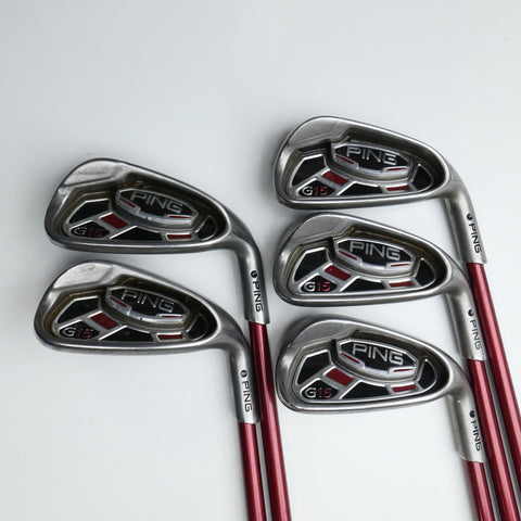 Used Ping G15 Iron Set / 6 - PW / Regular Flex