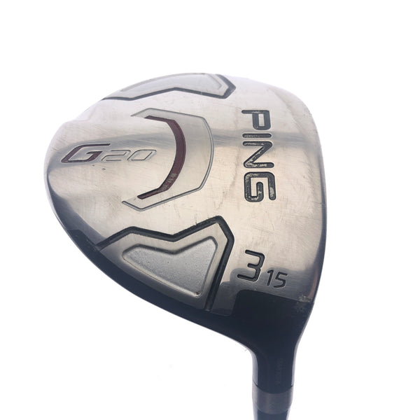 Used Ping G20 3 Fairway Wood / 15 Degrees / Regular Flex