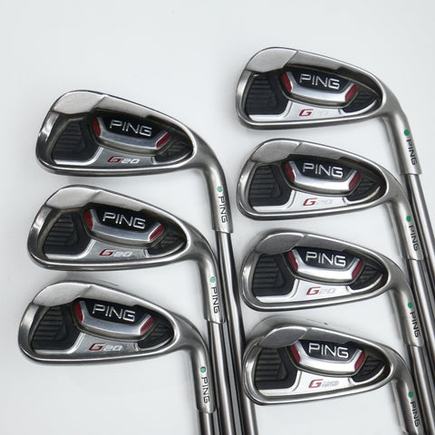 Used Ping G20 Iron Set / 4 - PW / Regular Flex