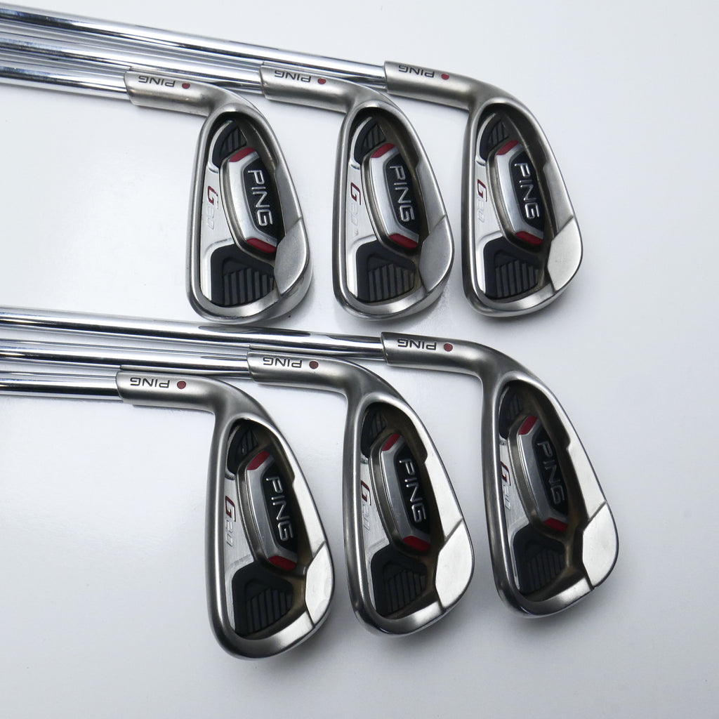 Used Ping G20 Iron Set / 5 - PW + GW / Regular Flex / Left-Handed