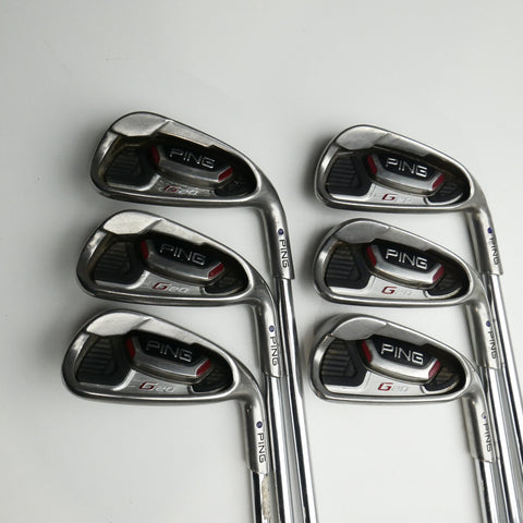 Used Ping G20 Iron Set / 5 - PW / Regular Flex