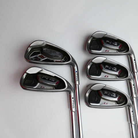 Used Ping G20 Iron Set / 6 - PW / Regular Flex