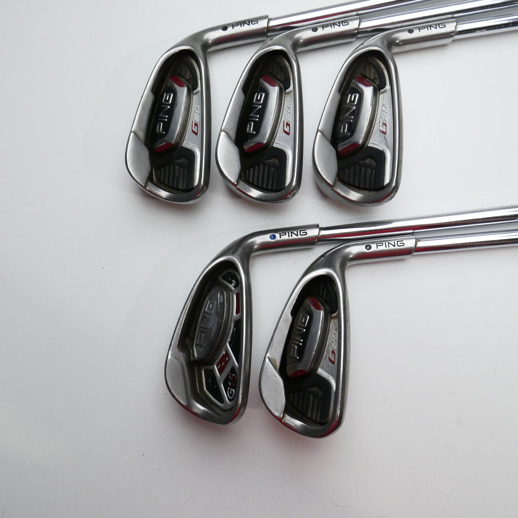 Used Ping G20 Iron Set / 6 - PW / Regular Flex