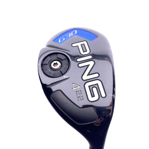Used Ping G30 4 Hybrid / 22 Degrees / Regular Flex