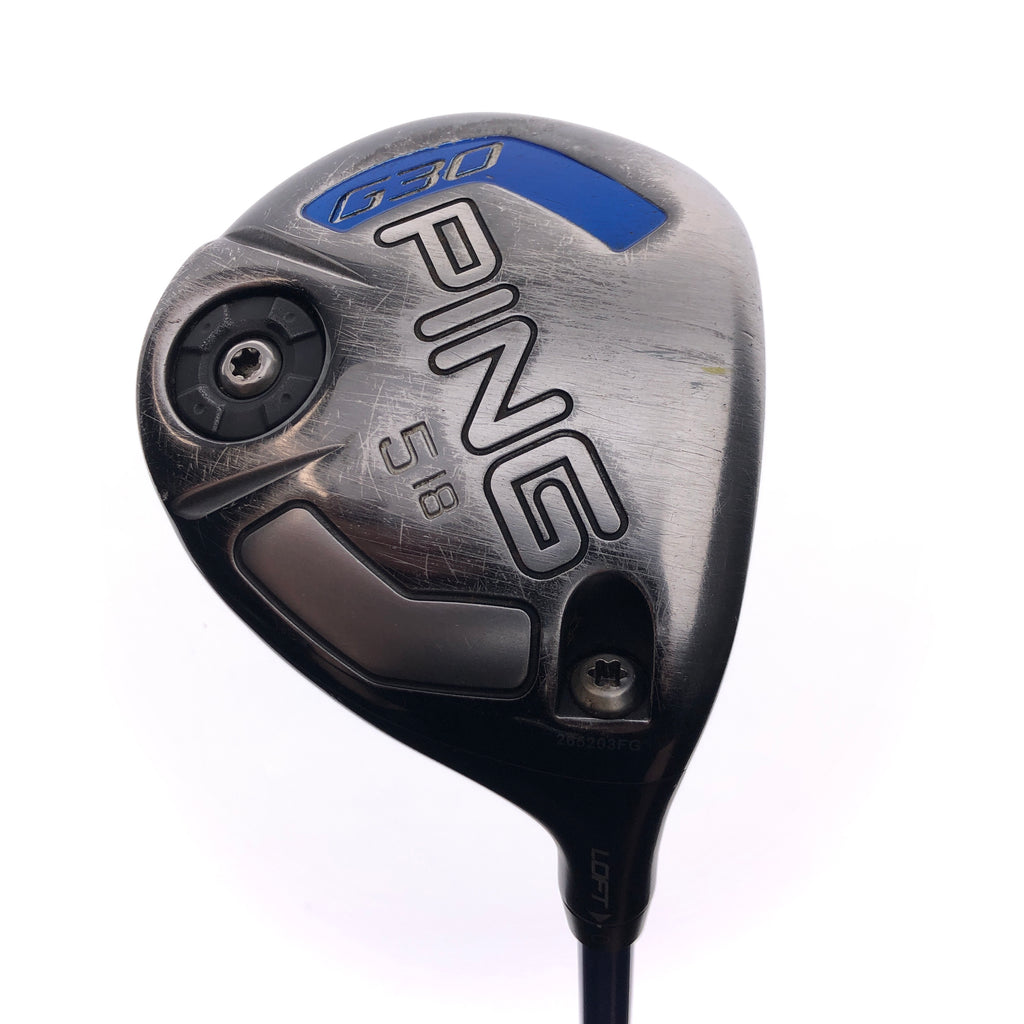 Used Ping G30 5 Fairway Wood / 18 Degrees / Soft Regular Flex