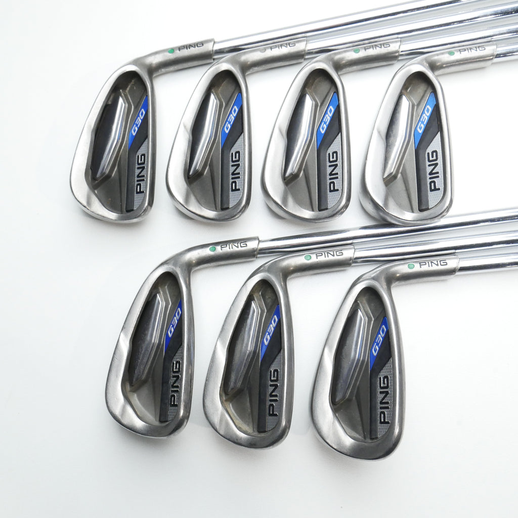 Used Ping G30 Iron Set / 4 - PW / Regular Flex