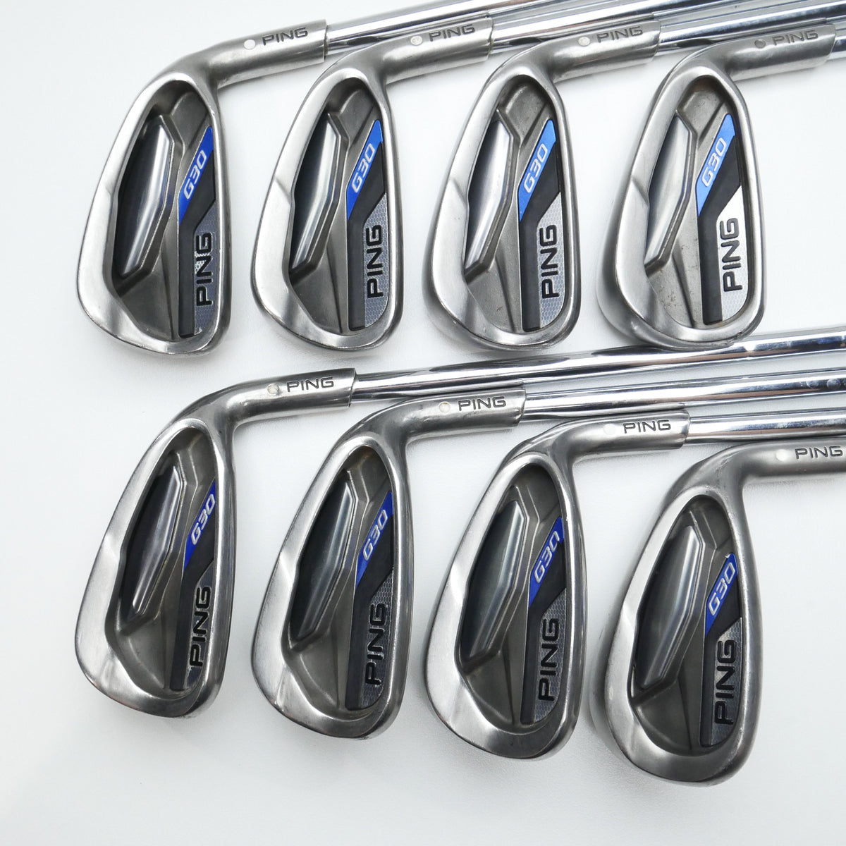 Used Ping G30 Iron Set / 4 - SW / X-Stiff Flex