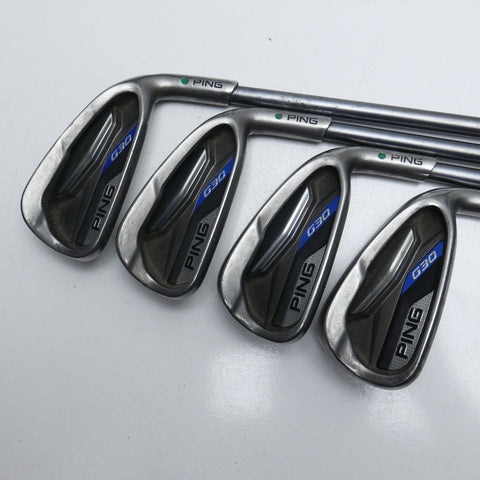Used Ping G30 Iron Set / 5 - PW + GW + LW / Regular Flex