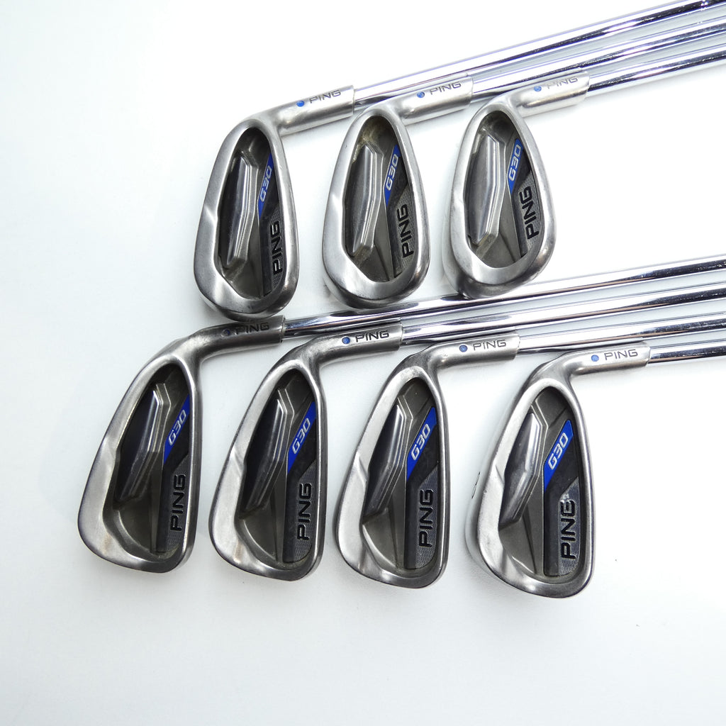 Used Ping G30 Iron Set / 5 - SW / Regular Flex
