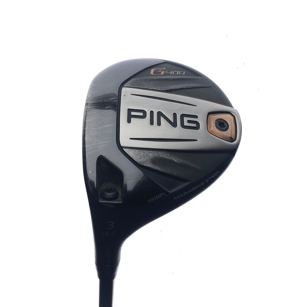 Used Ping G400 3 Fairway Wood / 14.5 Degrees / Regular Flex / Left-Handed