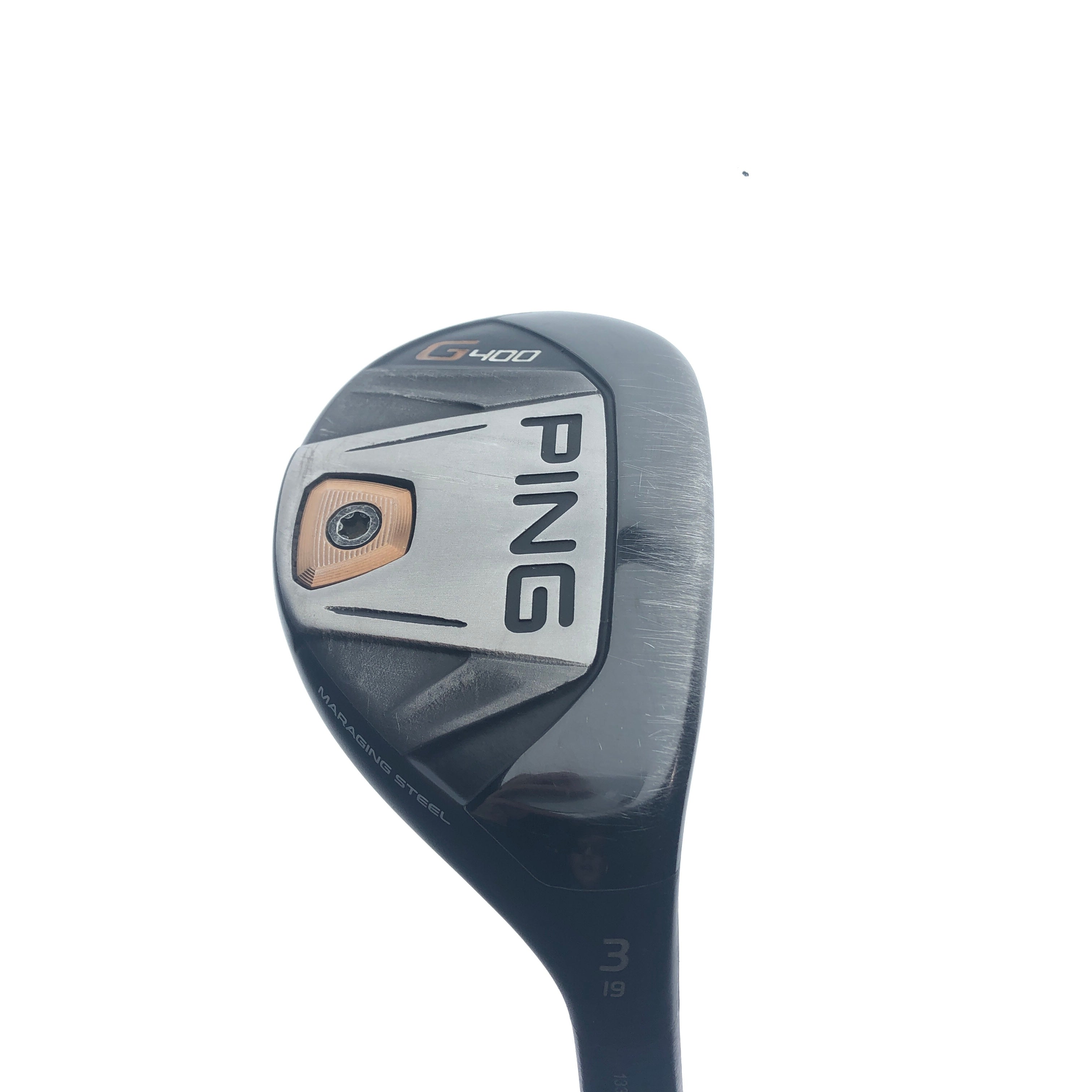 Used Ping G400 3 Hybrid / 19.0 Degrees / Stiff Flex