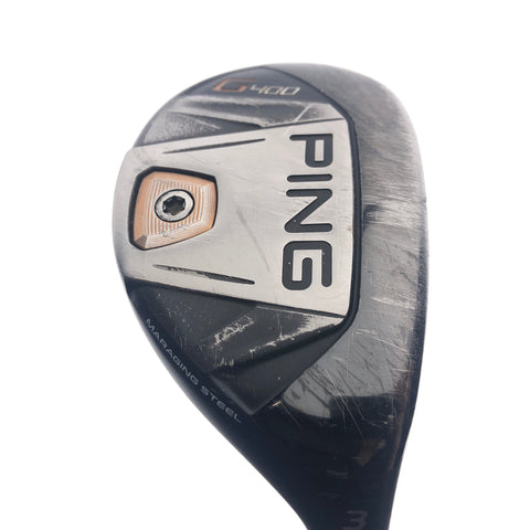 Used Ping G400 3 Hybrid / 19.5 Degrees / Stiff Flex