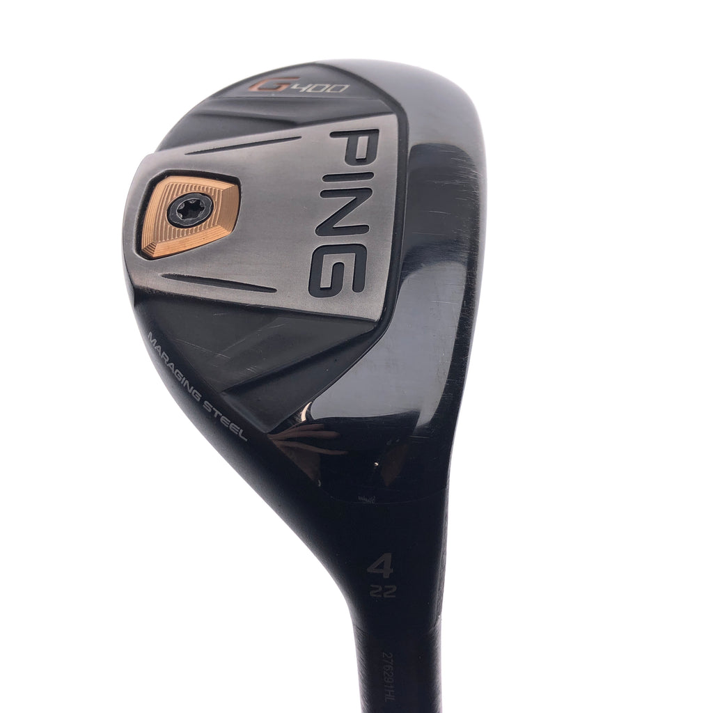 Used Ping G400 4 Hybrid / 22 Degrees / Regular Flex