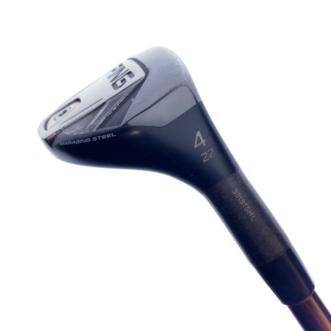 Used Ping G400 4 Hybrid / 22.0 Degrees / Regular Flex