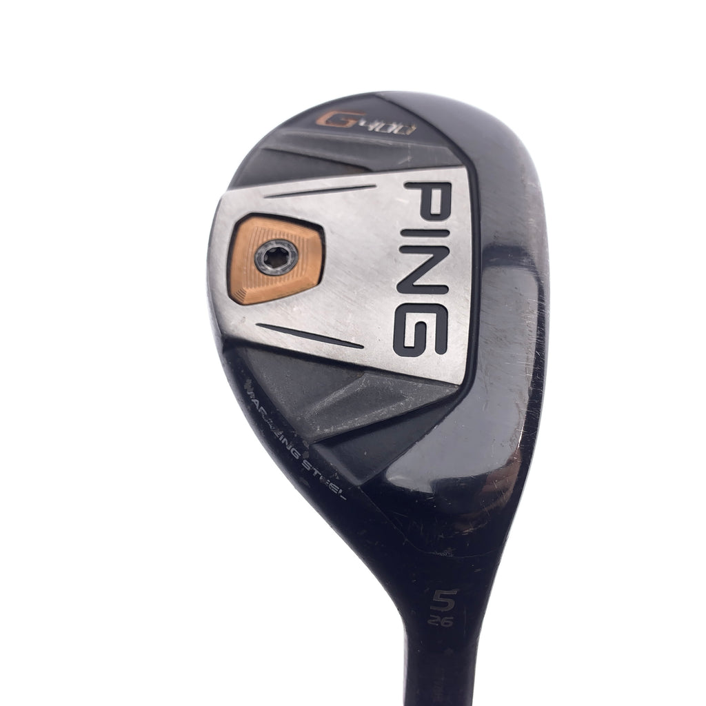Used Ping G400 5 Hybrid / 26.0 Degrees / Soft Reg Flex