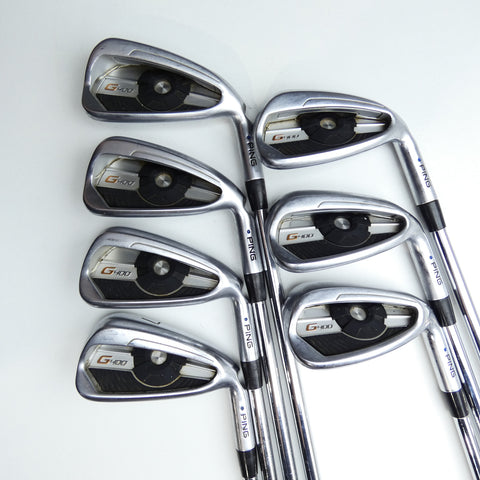 Used Ping G400 Iron Set / 4 - PW / Regular Flex