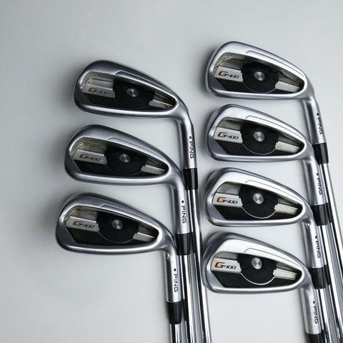 Used Ping G400 Iron Set / 4 - PW / Regular Flex