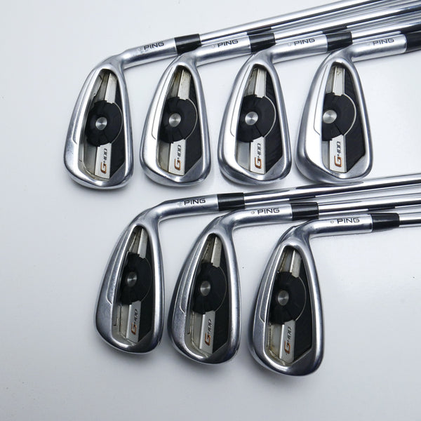 Used Ping G400 Iron Set / 4 - PW / Stiff Flex