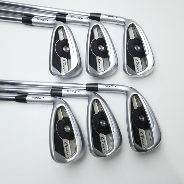 Used Ping G400 Iron Set / 5 - PW / Regular Flex / Left-Handed