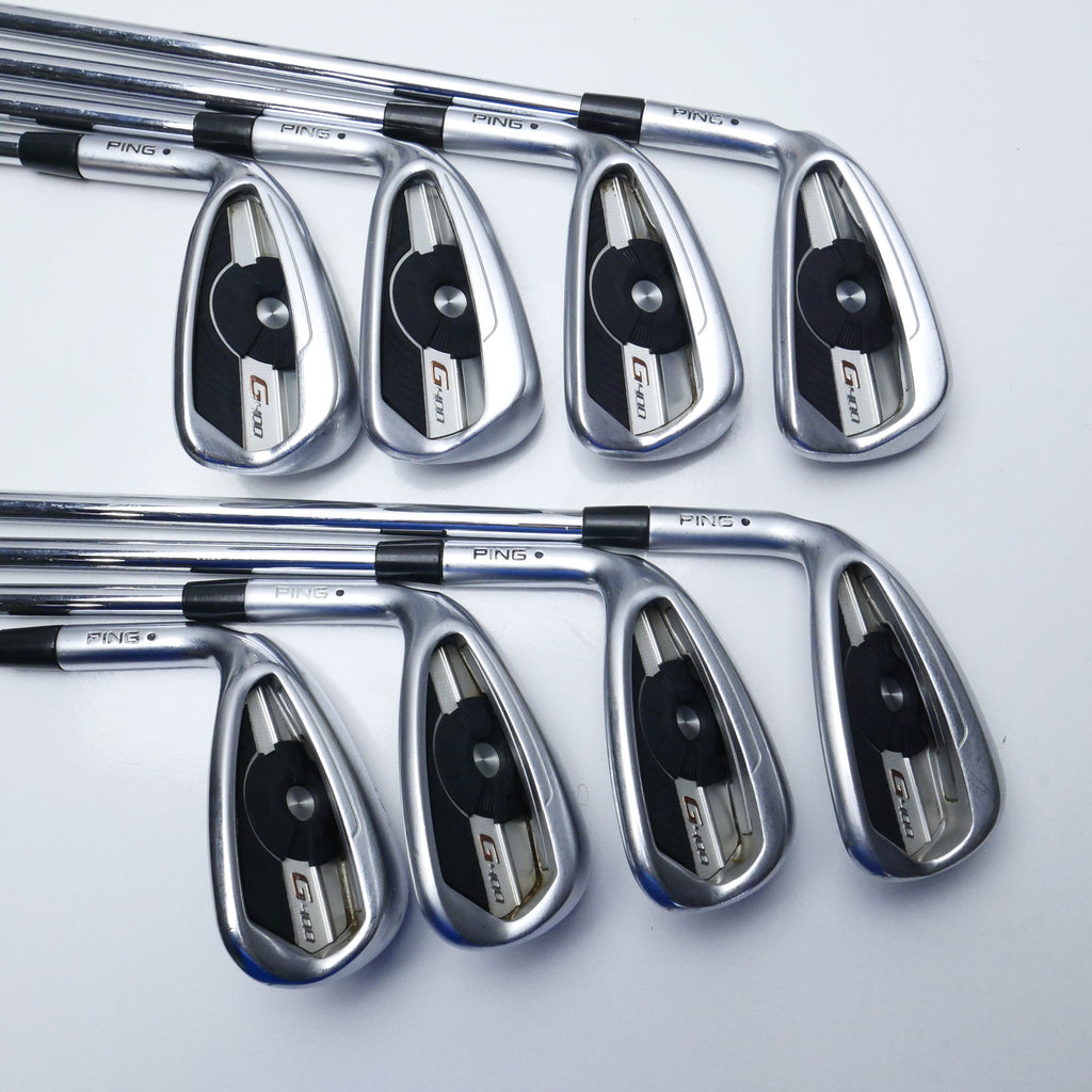 Used Ping G400 Iron Set / 5 - SW + AW / Regular Flex / Left-Handed