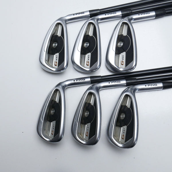 Used Ping G400 Iron Set / 6 - PW + UW / Soft Regular Flex