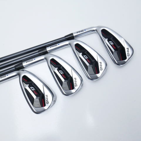 Used Ping G410 Iron Set / 5 - SW / Soft Regular Flex / Left-Handed