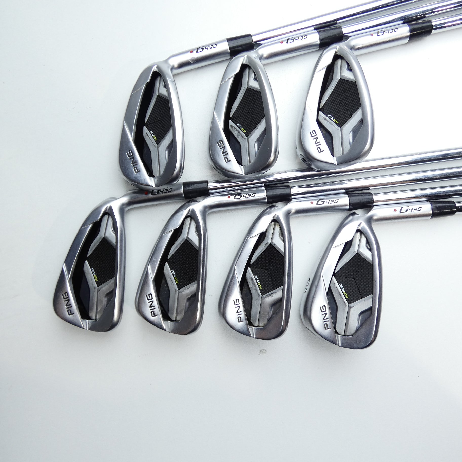 Used Ping G430 Iron Set / 5 - PW + 45° / Stiff Flex