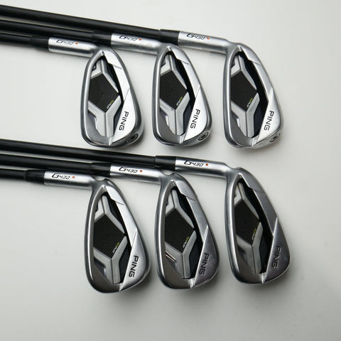 Used Ping G430 Iron Set / 6 - PW + 45° / Regular Flex / Left-Handed